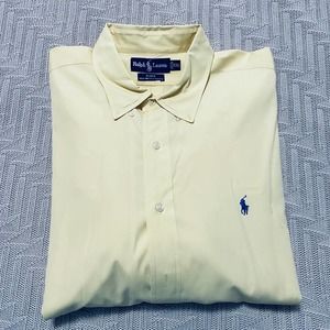 Ralph Lauren yellow blake fit button down